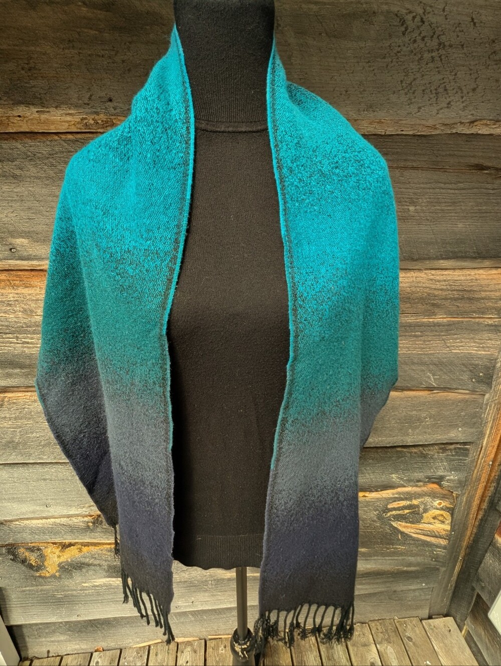 Vintage Soft Scarf Made In France 64"X 11 3/4 In